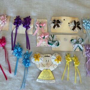 Vintage hair bows